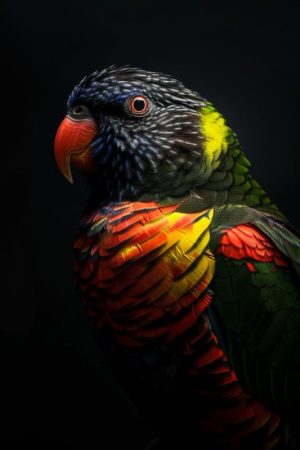 Kleurenexplosie Lorikeet