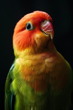 Vrolijke Papegaai Portret