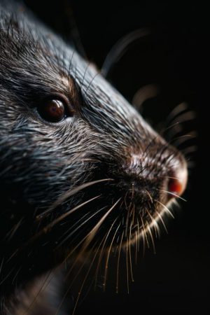 Intrigerend Knaagdierportret