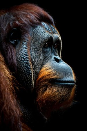 Majestueuze Orang-oetan Close-up