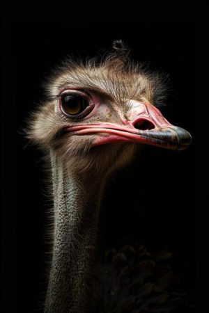 Kijk in de Ogen van de Struisvogel
