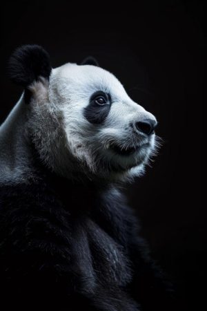 Panda in het Maanlicht