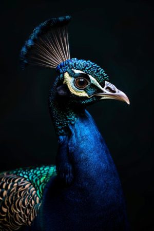 Majestueuze Pauw Portret