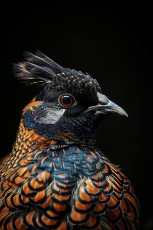Majestueuze Vogel in Detail