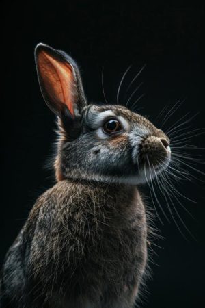 Schattige Konijnenblik