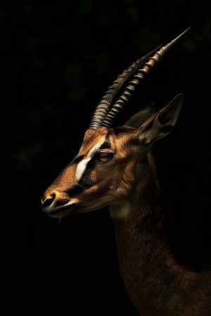 Majestueuze Antilope in de Schaduw