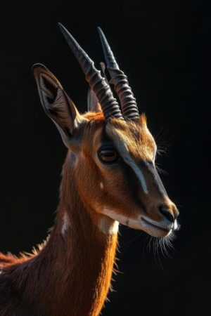 Majestueuze Antilope in het Zonlicht