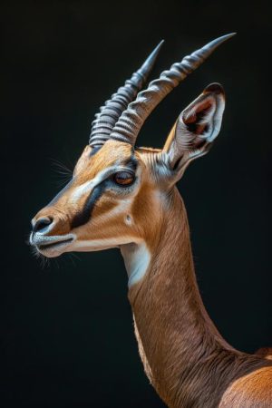 Majestueuze Gazelle in Profil