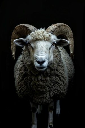 Stijlvolle Ram in het Donker