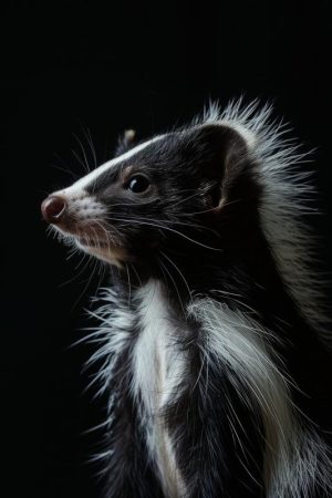 Schattige Stinkdier Glimlach