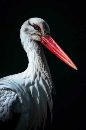 Majestueuze Ooievaar Portret