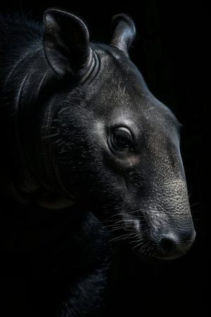 Mystieke Tapir in het Donker