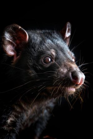 Krachtige Blik van de Tasmanian Devil