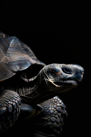 Krachtige Schildpad Close-up