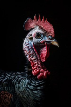 Majestueuze Kalkoen Portret