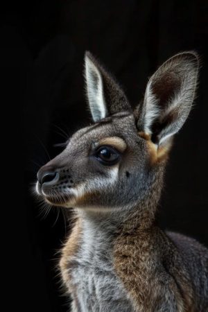 Schattige Wallaby