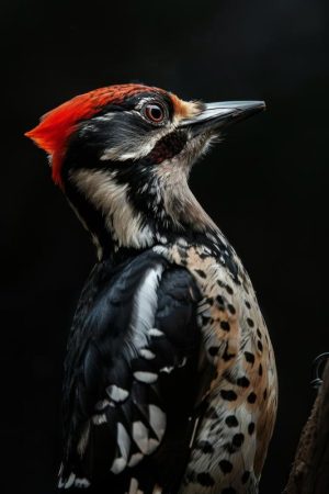 Kleurrijke Specht in Actie