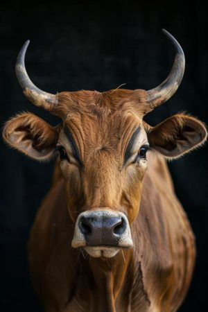 Majestueuze Koe in Close-up