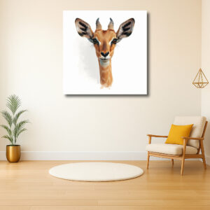 Portret van een sierlijke antilope