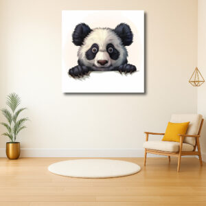 Nieuwsgierige Panda Blik