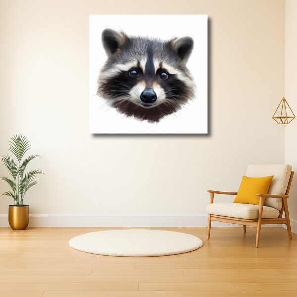 Vrolijke wasbeer portret