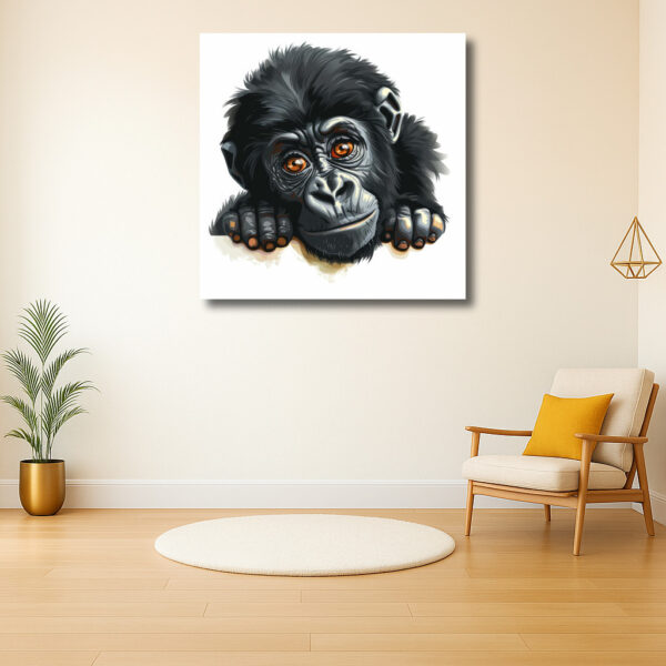 Vrolijke Zwarte Gorilla