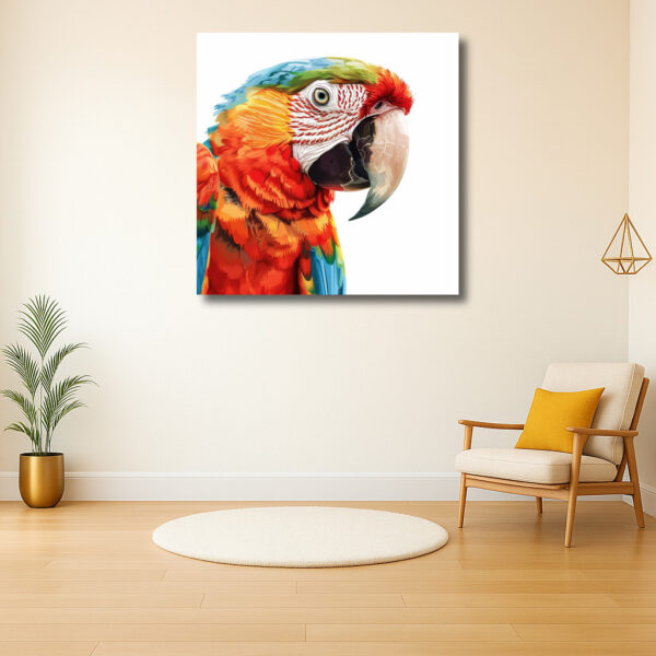 Kleurrijke Ara Portret