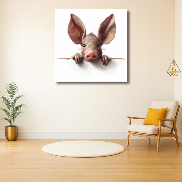 Nieuwsgierige Aardvarken Koekeloert