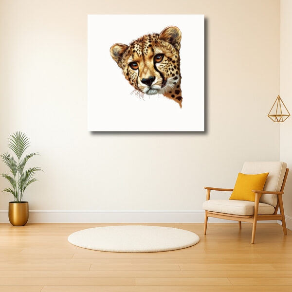 Portret van een jonge cheeta