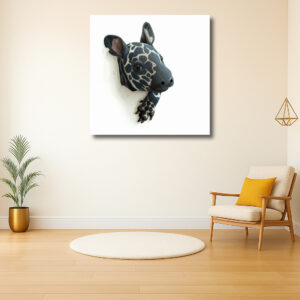 Stijlvolle tapirportret