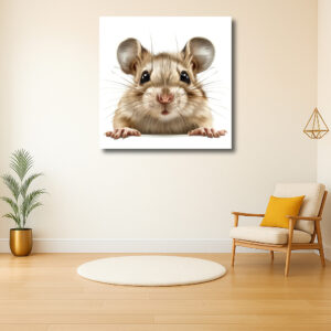 Schattige muis in close-up
