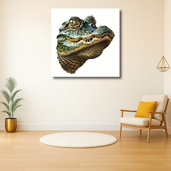 In Focus: Detail van een Krokodil