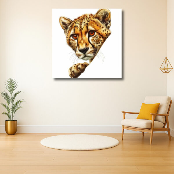 De nieuwsgierige cheetah