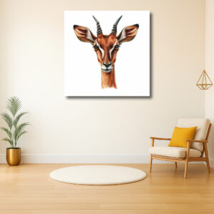 Portret van een sierlijke antilope