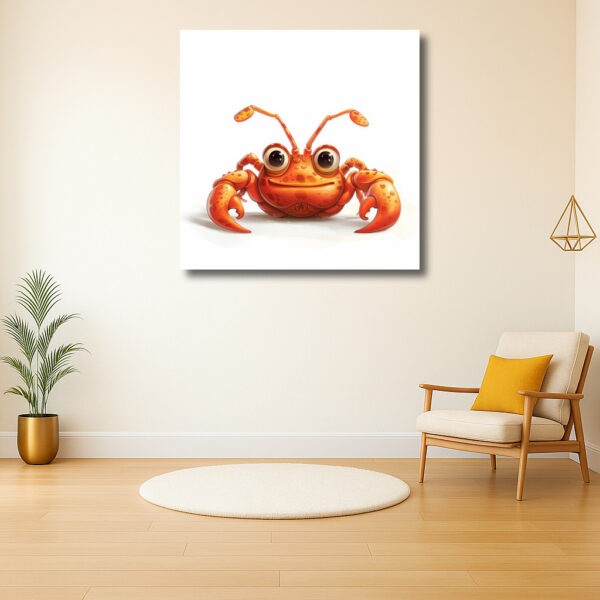 Charmante Krab met Grote Ogen