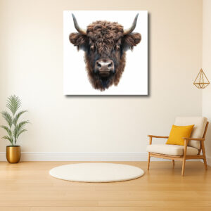 Majestueuze Bison Portret