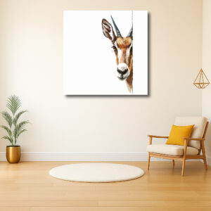 Verlegen Antilope in Focus