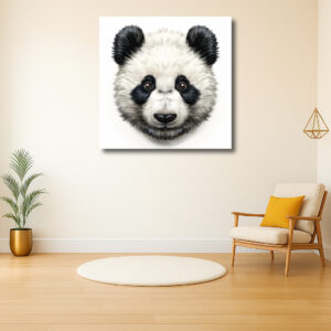 Schattige Pandagezicht