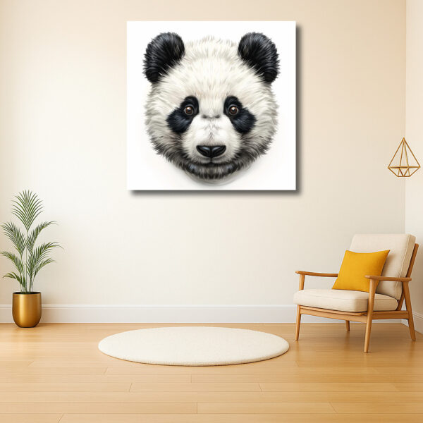 Schattige Pandagezicht
