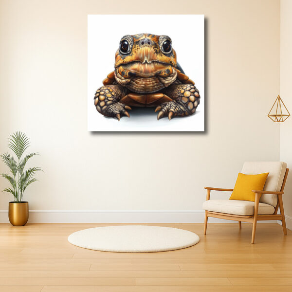 Gedetailleerde schildpad portret