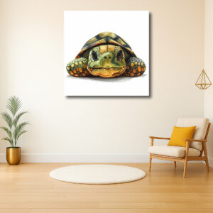 Kleurrijke schildpad portret