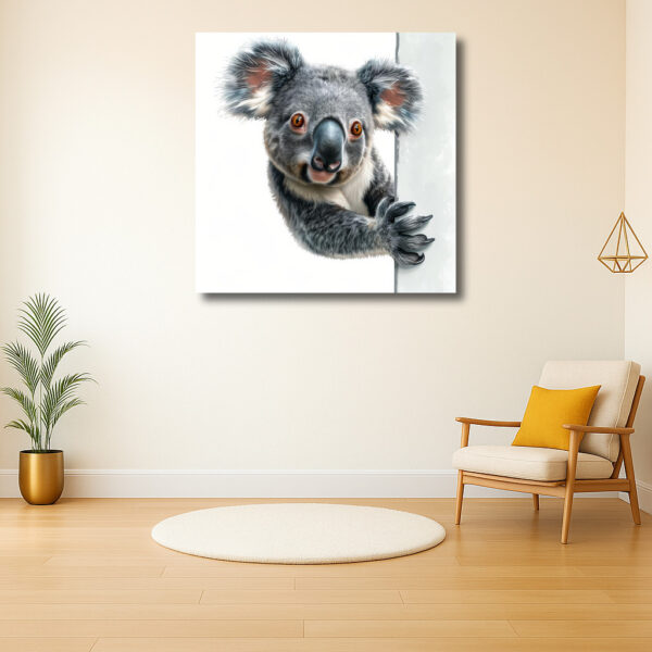 Verlegen Koala Gluurt Om De Hoek