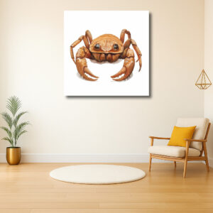 Kijkende Krab Bij Close-up