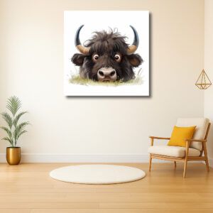 Schalkse yak met grote ogen