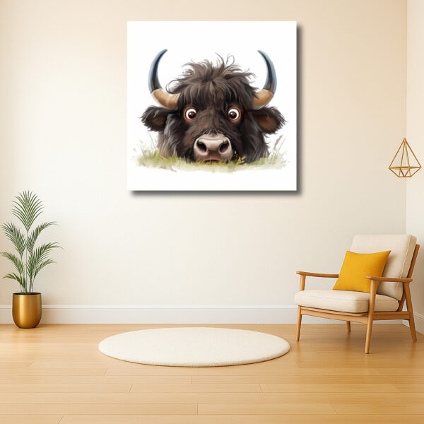 Schalkse yak met grote ogen