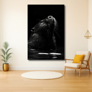 Verlichte Otter in het Water
