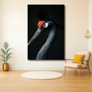 Elegantie van de Kroonkraanvogel