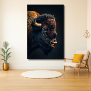 Majestueuze Bison in het Licht