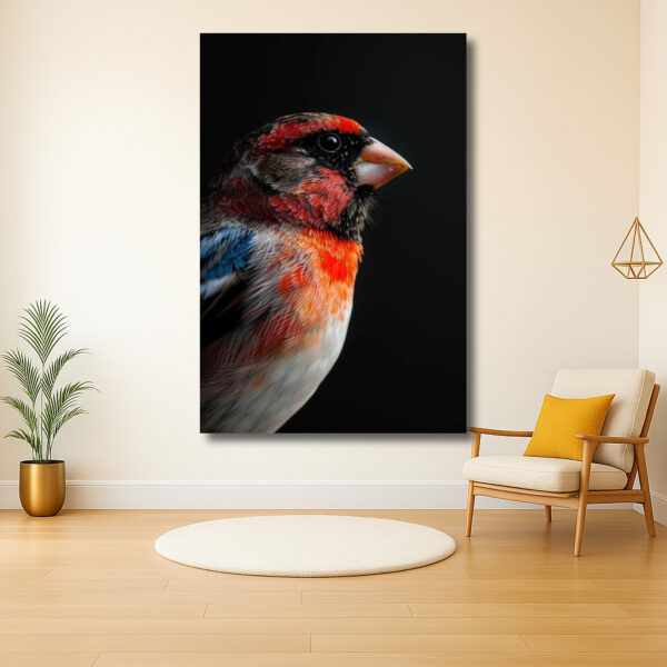Portret van een kleurrijke vogel