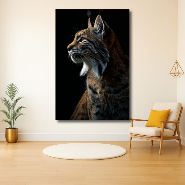 Adembenemende blik van een lynx